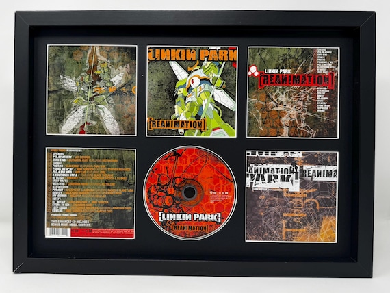 Linkin Park | Reanimation | Retro Mounted CD Wall Display | Frame