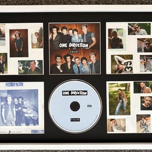 One Direction | Vier | Retro montiert CD Wand Display | Rahmen nicht enthalten |