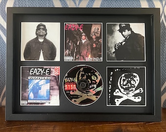 Eazy E | Eazy Duz It | Retro Mounted CD Wall Display | Frame Not Included |