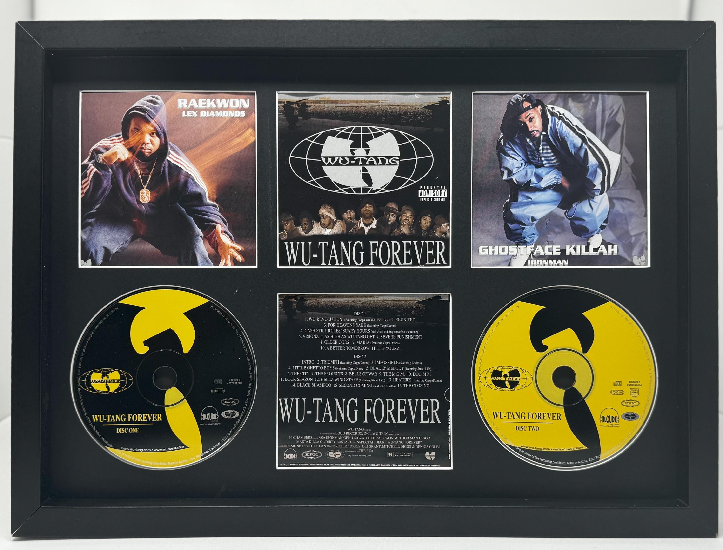 Wu Tang Clan | Wu Tang Forever | Retro Double Mounted CD Wall