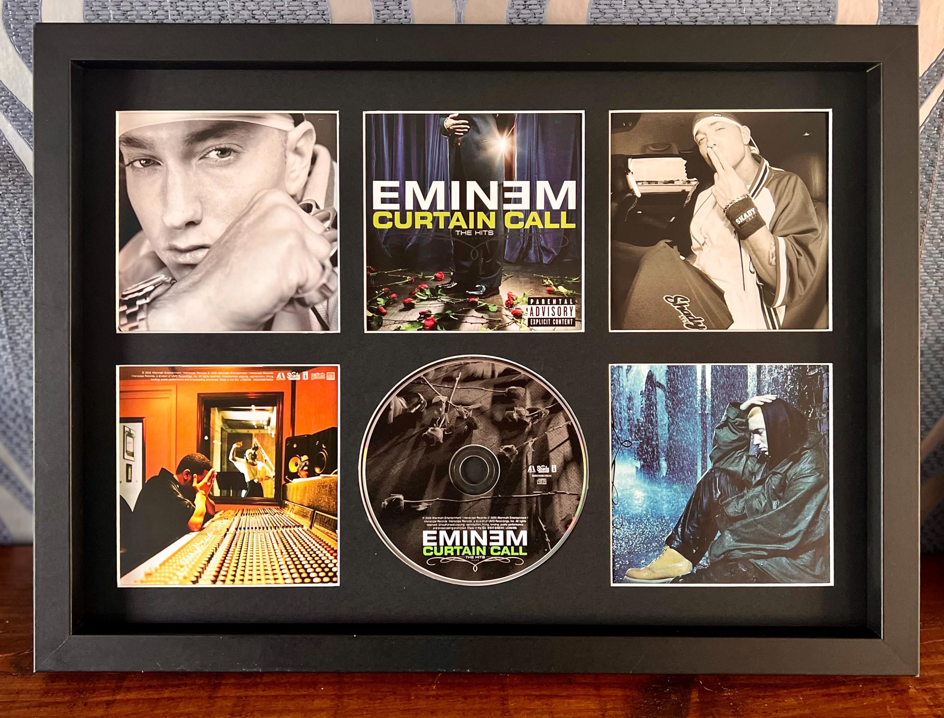 Eminem | Curtain Call : the Hits | Retro Mounted CD Wall Display