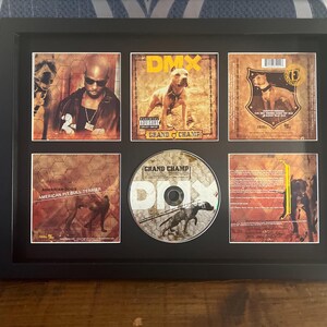 DMX | Grand Champ | Retro Mounted CD Wall Display | Frame Not Included |