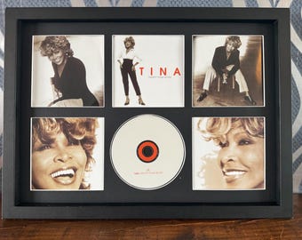 Tina Turner | Twenty Four Seven | Retro Mounted CD Wall Display | Frame Not Included |