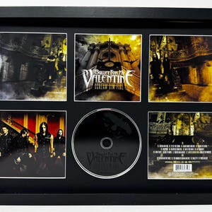 Bullet For My Valentine | Scream Aim Fire | Retro Mounted CD Wall Display | Frame Not Included |