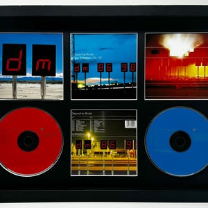 Depeche Mode | The Singles 1986-1998 | Double Retro Mounted CD Wall Display | Frame Not Included |