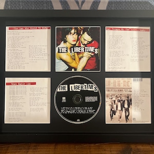 The Libertines | The Libertines | Retro Mounted CD Wall Display | Frame Not Included |