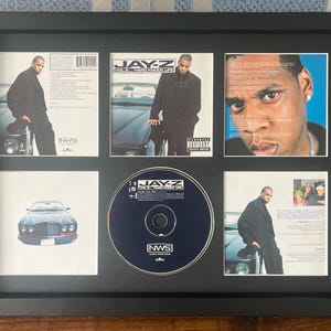 Jay Z | Vol 2...Hard Knock Life | Retro Mounted CD Wall Display | Frame Not Included |