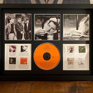 The Smiths | Singles | Retro Mounted CD Wall Display | Frame Not Included |