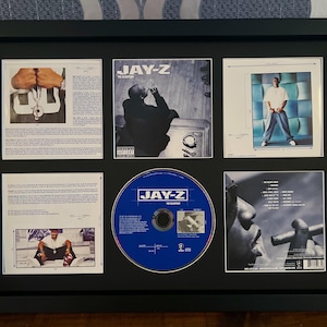Jay Z | The Blueprint | Retro Mounted CD Wall Display | Frame Not Included |