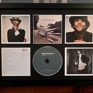 Jamiroquai | High Times The Singles 1992-2006 | Retro Mounted CD Wall Display | Frame Not Included |