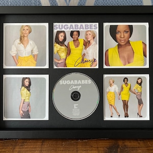 The Sugababes | Change | Retro Mounted CD Wall Display | Frame Not Included |