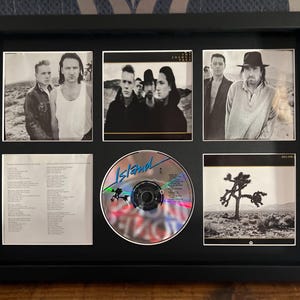 U2 | The Joshua Tree | Retro Mounted CD Wall Display | Frame Not Included |