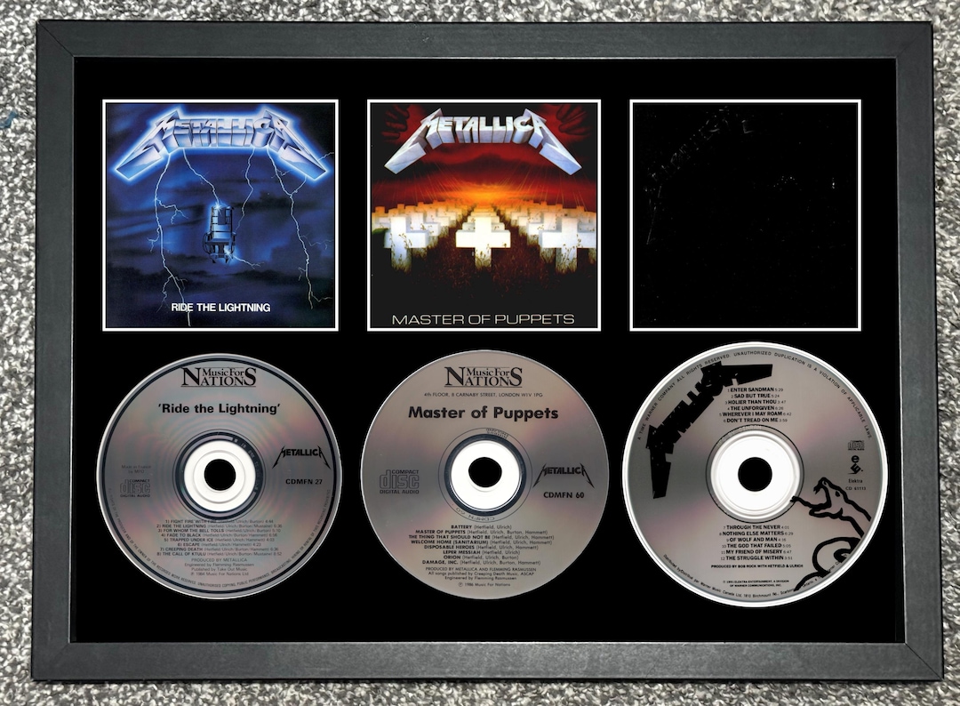 Metallica | Ride the Lightning | Master of Puppets | the Black