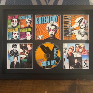 Green Day | Dos! | Retro Mounted CD Wall Display | Frame Not Included |