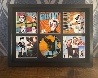 Green Day | Dos! | Retro Mounted CD Wall Display | Frame Not Included |