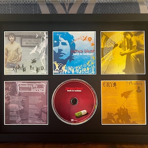James Blunt | Back To Bedlam | Retro Mounted CD Wall Display | Frame Not Included |