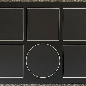 空白のマウント | 独自の CD ディスプレイを作成 | 簡単に額装できるバックボードが付属!