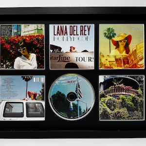 Lana Del Rey | Honeymoon | Retro Mounted CD Wall Display | Frame Not Included |