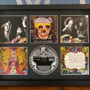 Aerosmith | Devil&#39;s Got A New Disguise | Retro Mounted CD Wall Display | Frame Not Included |