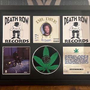 Dr Dre | The Chronic | Retro Mounted CD Wall Display | Frame Not Included |