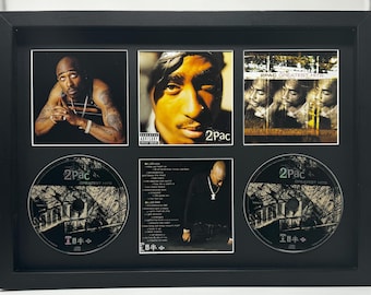 2pac | Greatest Hits | Double Retro Mounted CD Wall Display