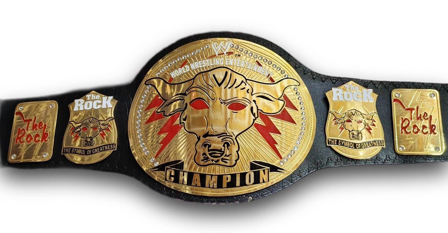 Replica Championship The Rock Brahma Bull Championship Belt