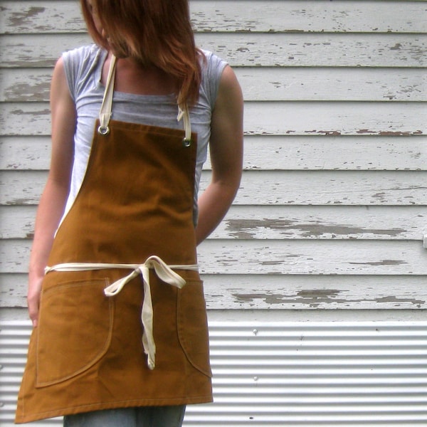 Canvas Utility Apron made to order 7-10 business day processing time