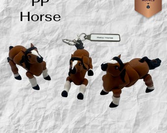 Pawfect Pets Horse, 3D Printed Pet Keychain – Can be Personalized, Pet Lover Gift, Collectable Keepsake