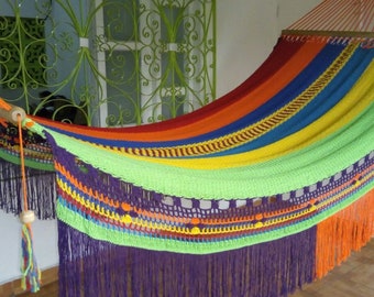 Jumbo Multicolor Boho Fransen