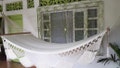 Double Size Hammock with Wooden Spreader bars and Handmade Fringe product logo