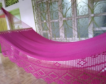 Fuchsia Rombo Jumbo Hammock