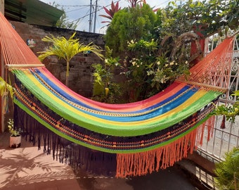 Jumbo Hammock Multicolored Vine Boho