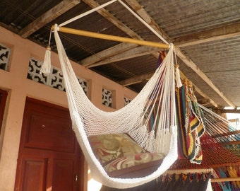 Beige Sitting Hammock, Hanging Chair