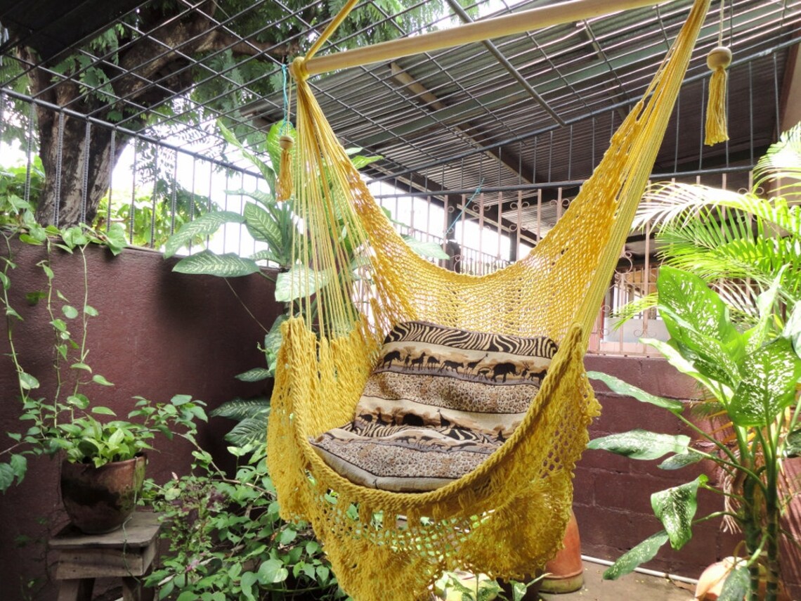 Yellow hammock chair Clearance