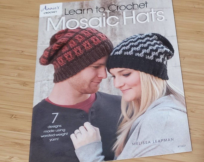 Learn to Crochet Mosaic Hats Annie/'s Crochet Melissa Leapman Patterns