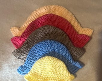 Crochet Baby Bucket Hat Pattern: 5 Sizes (PDF Pattern)