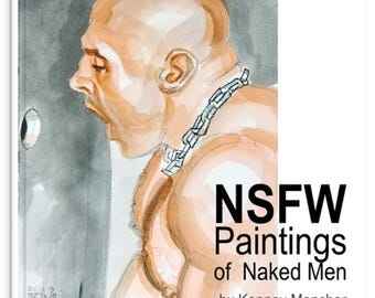 NSFW Paintings of Naked Men by Kenney Mencher (8x8 inches or 11x11 inches)