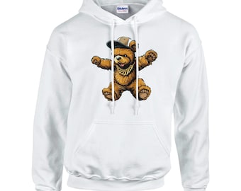 Unisex Sweatshirt “Street Bear” – Cool Hip-Hop Teddy Design, Urban Fun Style