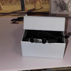 Pulsera inicial para mujer, regalo hecho a mano, cuerda trenzada, 26 letras del alfabeto, corazón, hermana, hija, día de la madre, pulsera de amistad, joyería
