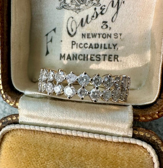 Vintage Diamond Eternity Ring | Solid 9ct Yellow Gold | Fully Hallmarked