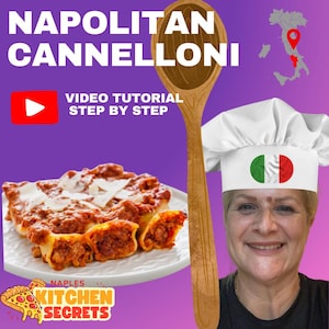 Stuffed Cannelloni Italian Recipe – Printable PDF Download with Step-by-Step Video