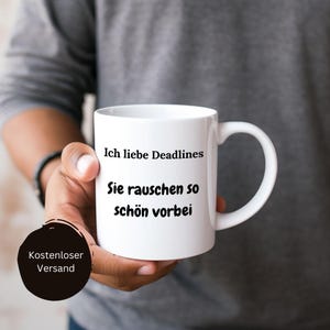 Ceramic mug with funny saying – office coffee mug with funny text – gift for colleagues, friends, family, office, gift idea, Christmas