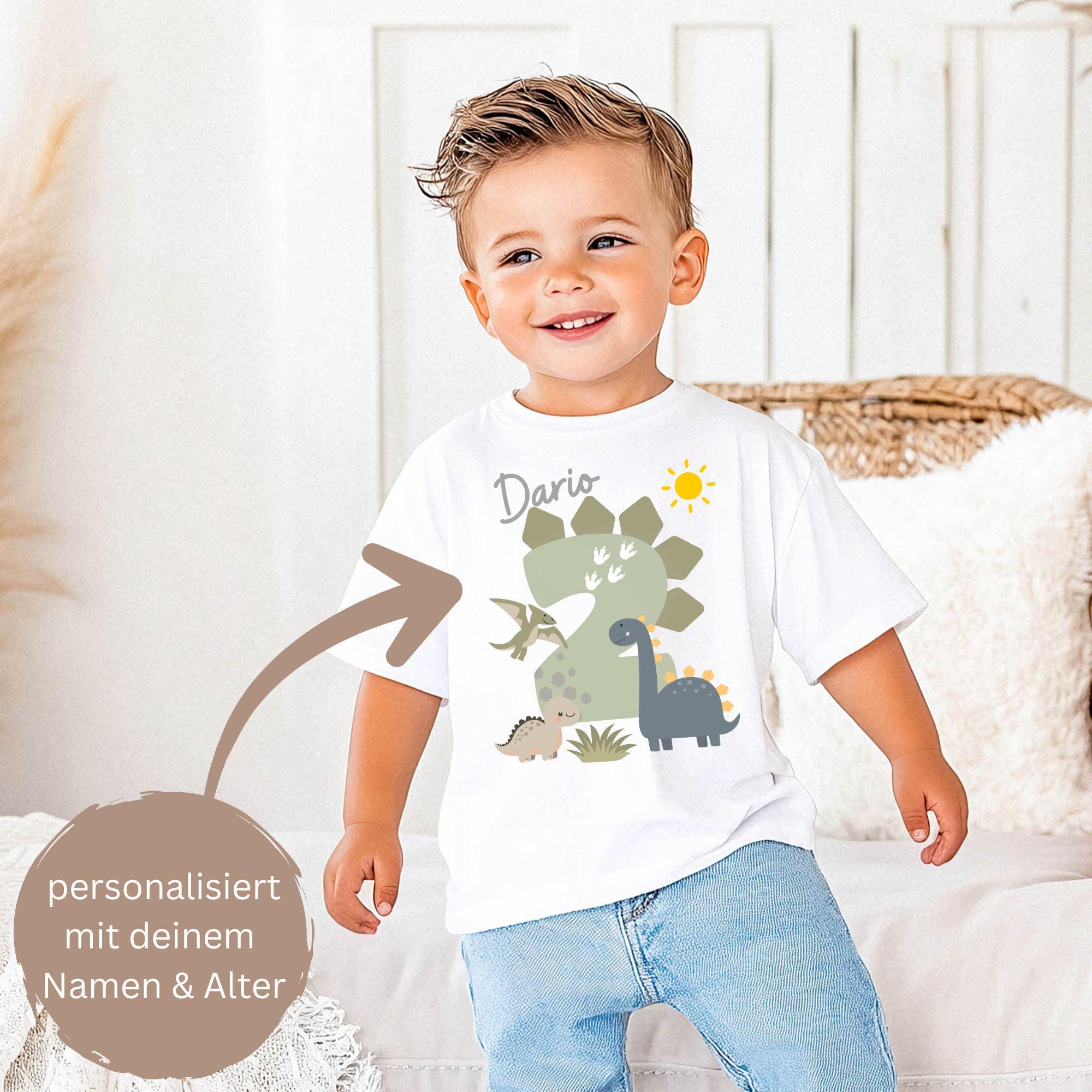 Jurassic World Pigiama Bambino Con T-Rex E Camouflage – Set Manica Corta Ufficiale