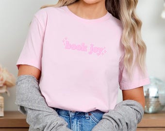 Book Joy Shirt Bookstagram Book Club Shirt Bookish Merch Librariancore Reader Spicy Romance Booktok Merch Book Lover Romance Book Merch