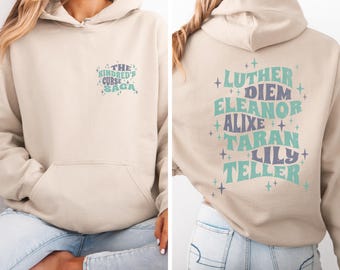 Diem's Inner Circle Kindred's Curse Saga hoodie Everflame Bookish merch Romantasy Bookish Book Lover Booktok Merch Librariancore