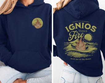 Ignios Festival of Fire Kindred's Curse Saga hoodie Everflame Bookish merch Romantasy Bookish Book Lover Booktok Merch Librariancore