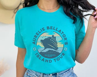 Aurelie's Island Tour Kindred's Curse Saga shirt Everflame Bookish merch Romantasy Bookish Book Lover Booktok Merch Librariancore