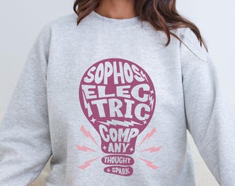 Sophos Electric Company Kindred's Curse Saga sweatshirt Everflame Bookish merch Romantasy Bookish Book Lover Booktok Merch Librariancore