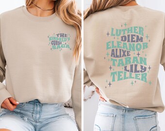 Diem's Inner Circle Kindred's Curse Saga sweatshirt Everflame Bookish merch Romantasy Bookish Book Lover Booktok Merch Librariancore