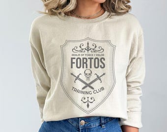 Fortos Training Center Kindred's Curse Saga sweatshirt Everflame Bookish merch Romantasy Bookish Book Lover Booktok Merch Librariancore